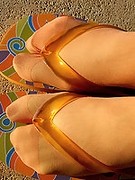 Mature In Pantyhose Layers Poolside