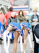 Raunchy upskirt games on spy camera