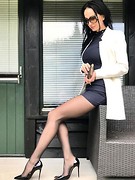 Amateur legs fashion model Nat Alia #2