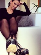Amateur legs in nylons - German girl Chrissy Tina #4