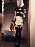 Miakana Yuri Latex Maid