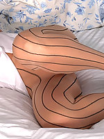 Woman silky pantyhose